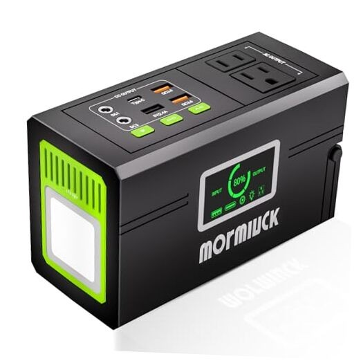 Portable Power Station 127W (Peak 150W),88.8Wh Solar Neo Green-88.8Wh