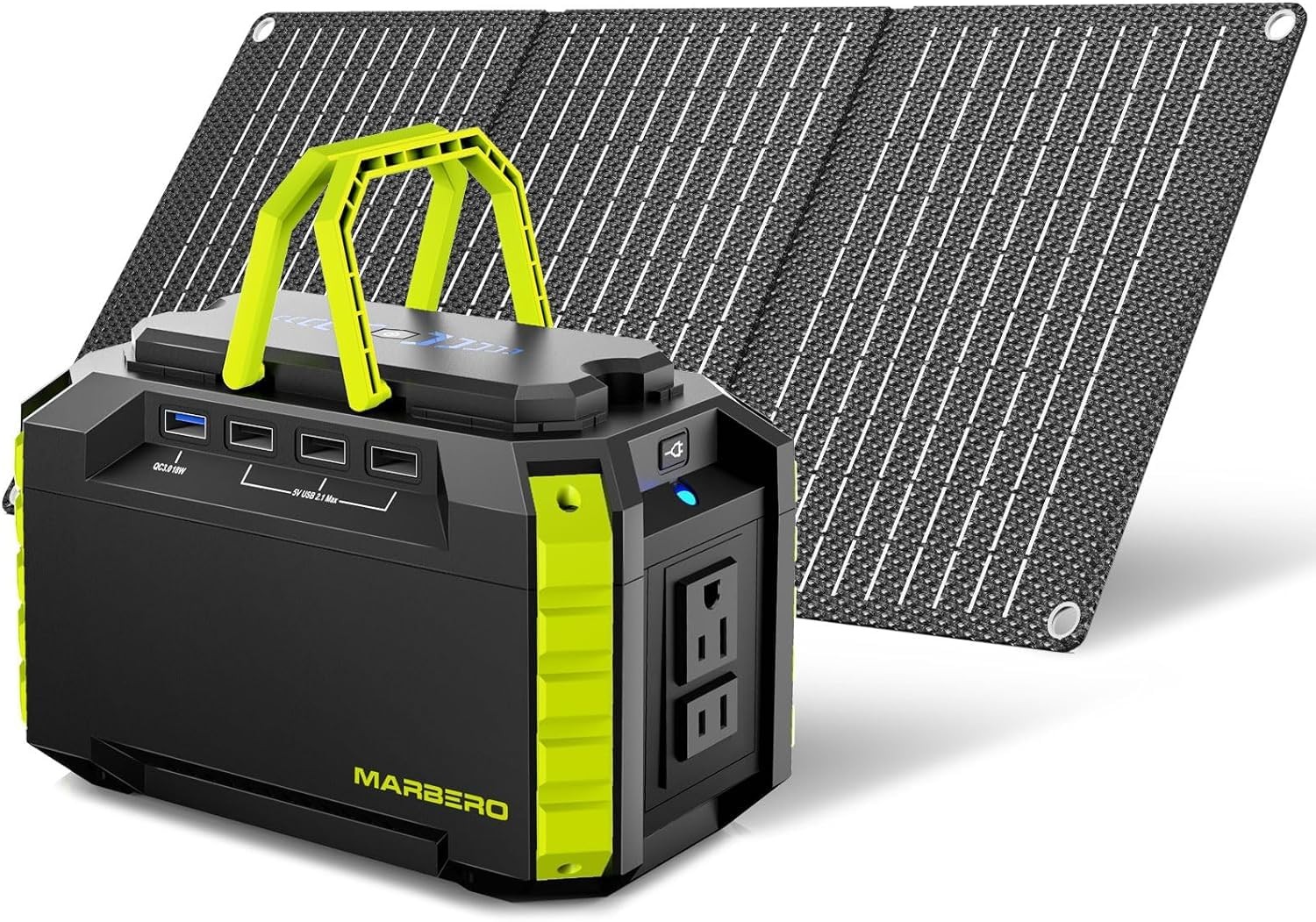 Solar Generator 150W Peak 150Wh Portable Power Station with Solar Panel Inclu…