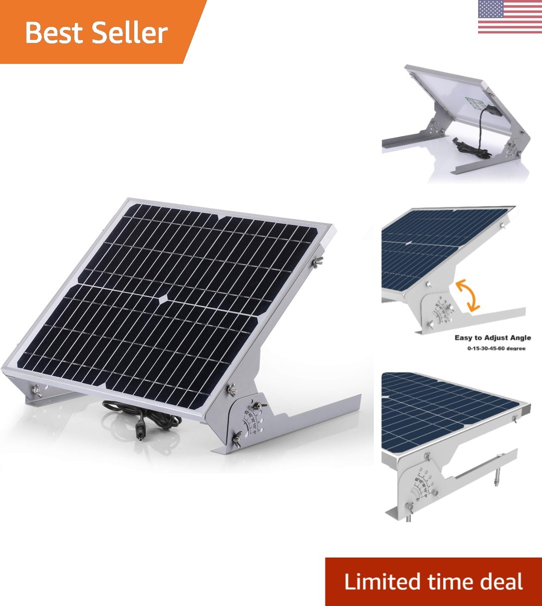 Folding Solar Panel Mount Racks for RV & Off-Grid Systems – Weather-Resistant
