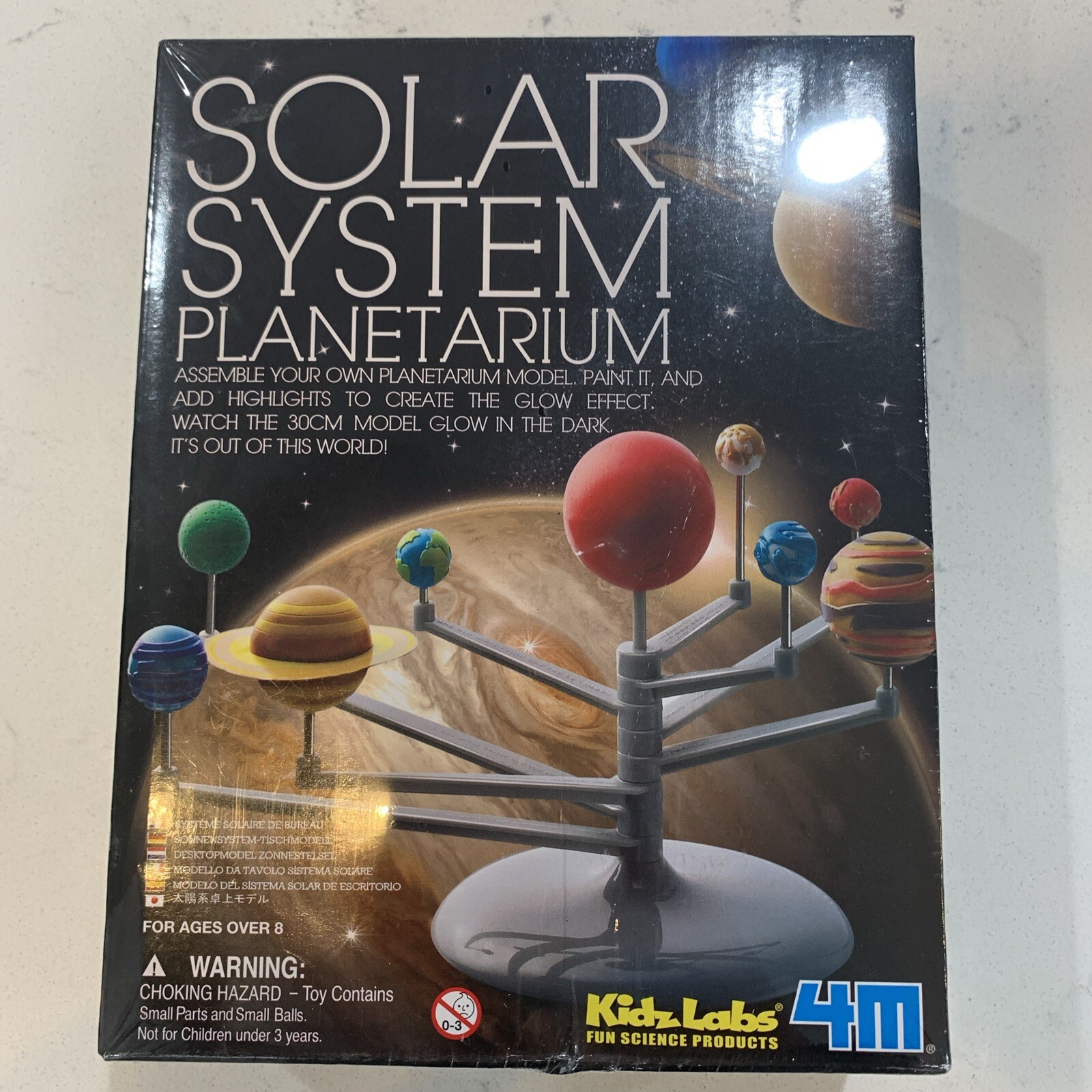 Solar System Planetarium Model Kit Kidz Labs 4M Ages 8+ NEW Homeschool Science