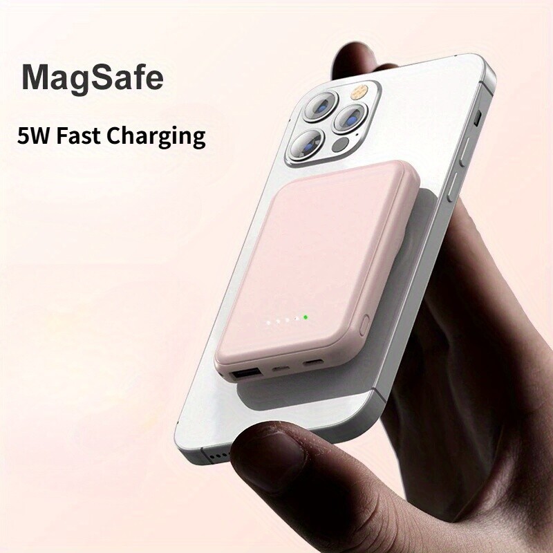 5000mAh Wireless Power Bank Portable Fast Charger External Battery Backup NEW