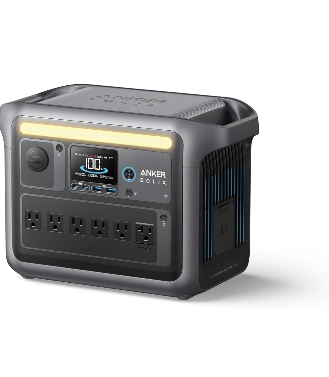 Anker SOLIX C1000 Portable Power Station, 1800W WE SHIP 2 GUAM,PR & OVERSEAS
