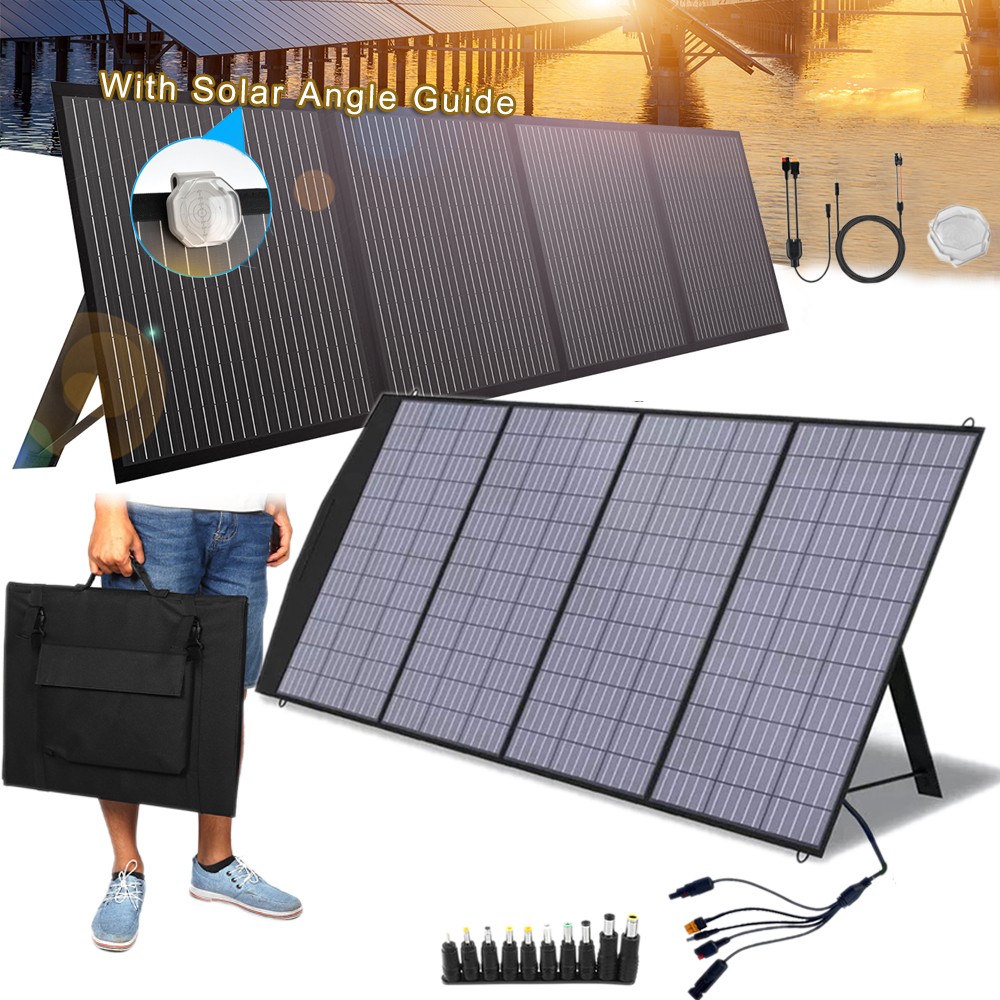 IP65 Solar Panel Portable & Foldable 300W/200W/100W for Power Station RV Camping