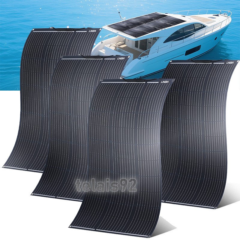 100W 200W 400W Mono Solar Panel 18V Charg Off-Grid Battery Power RV Boat PV