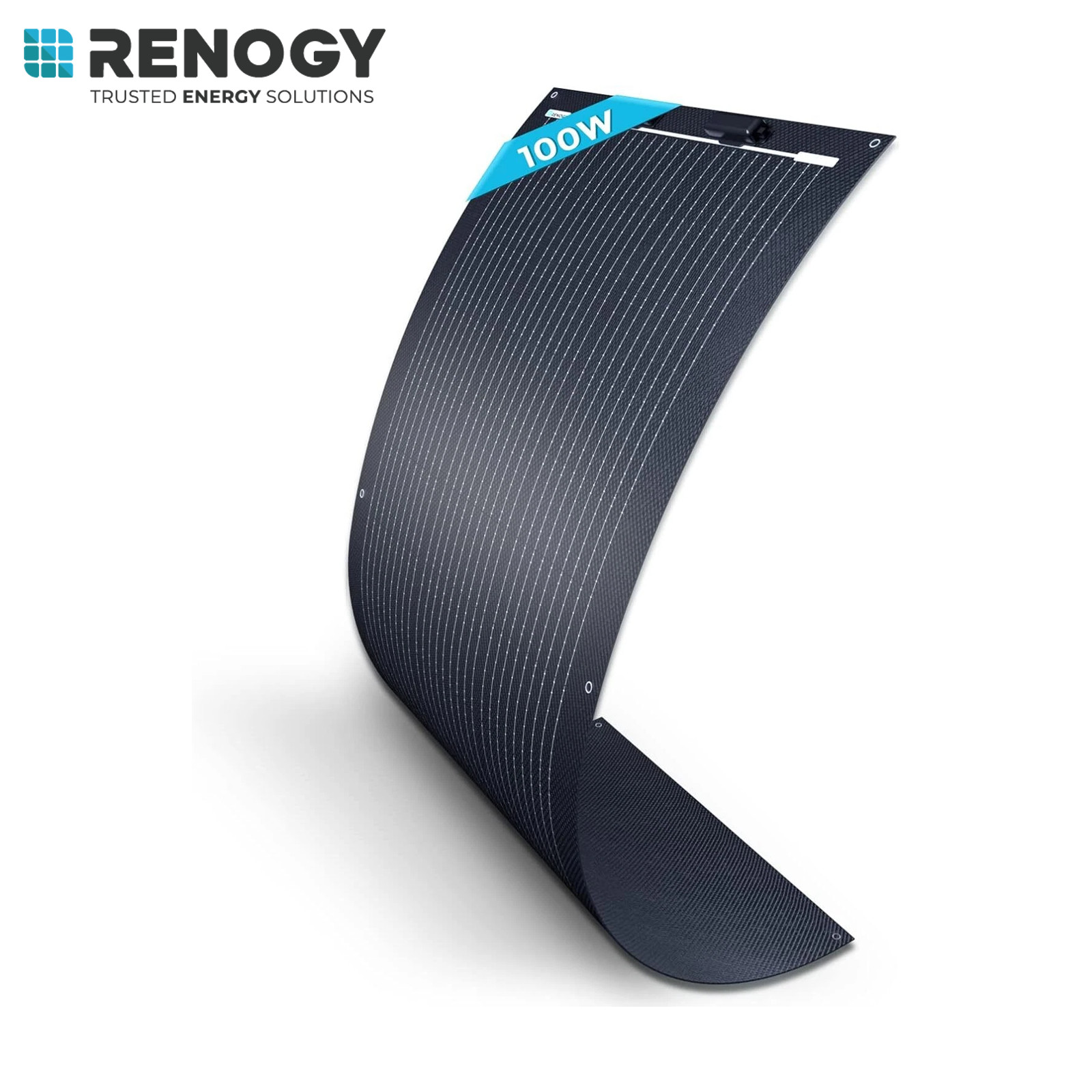 Renogy 100 Watt 12 Volt Black Division Lightweight Monocrystalline Solar Panel