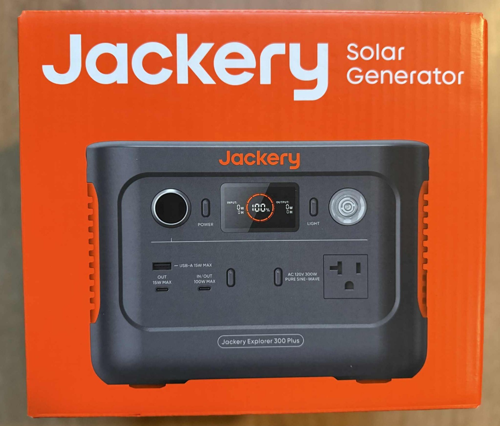 Jackery Explorer 300 Plus Solar Generator Portable Power Station Rechargeable