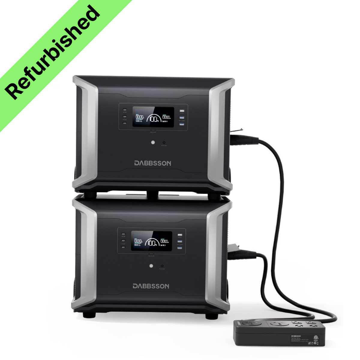 Dabbsson 6860Wh 7000W Portable Power Station Solar Generator Camping Refurbished