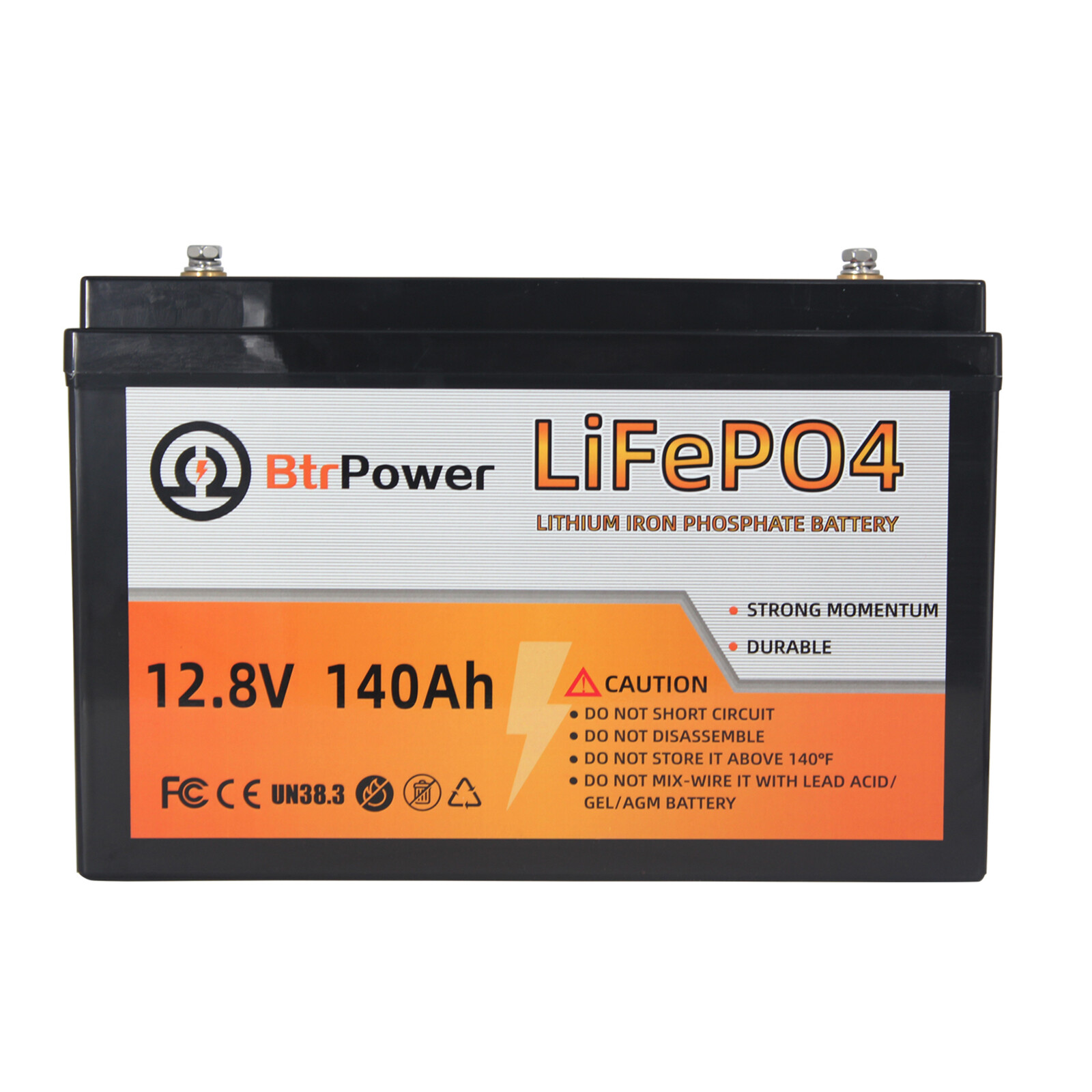 Golf Cart 12V 50Ah 100Ah 140Ah Lifepo4 Battery Pack for RV Marine Solar System