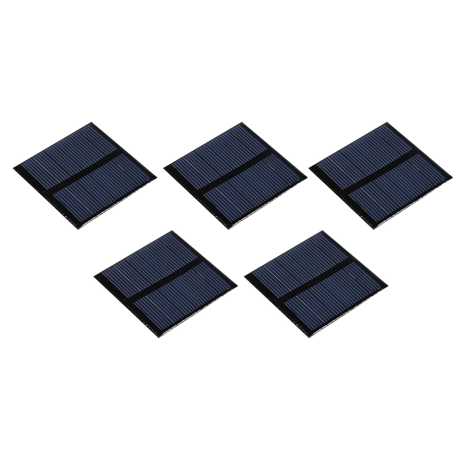 5Pack Mini Solar Panel Cell 3V 125mA 0.375W 52mm x 52mm for DIY Project