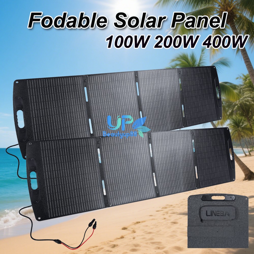 100W 200W 400W Foldable Portable Solar Panel for Power Station Home Camping RV