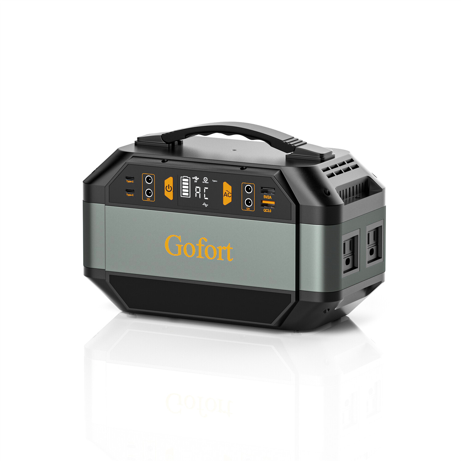 Portable 330W Power Station 299Wh/80850mAh Backup Solar Generator Indoor/Outdoor