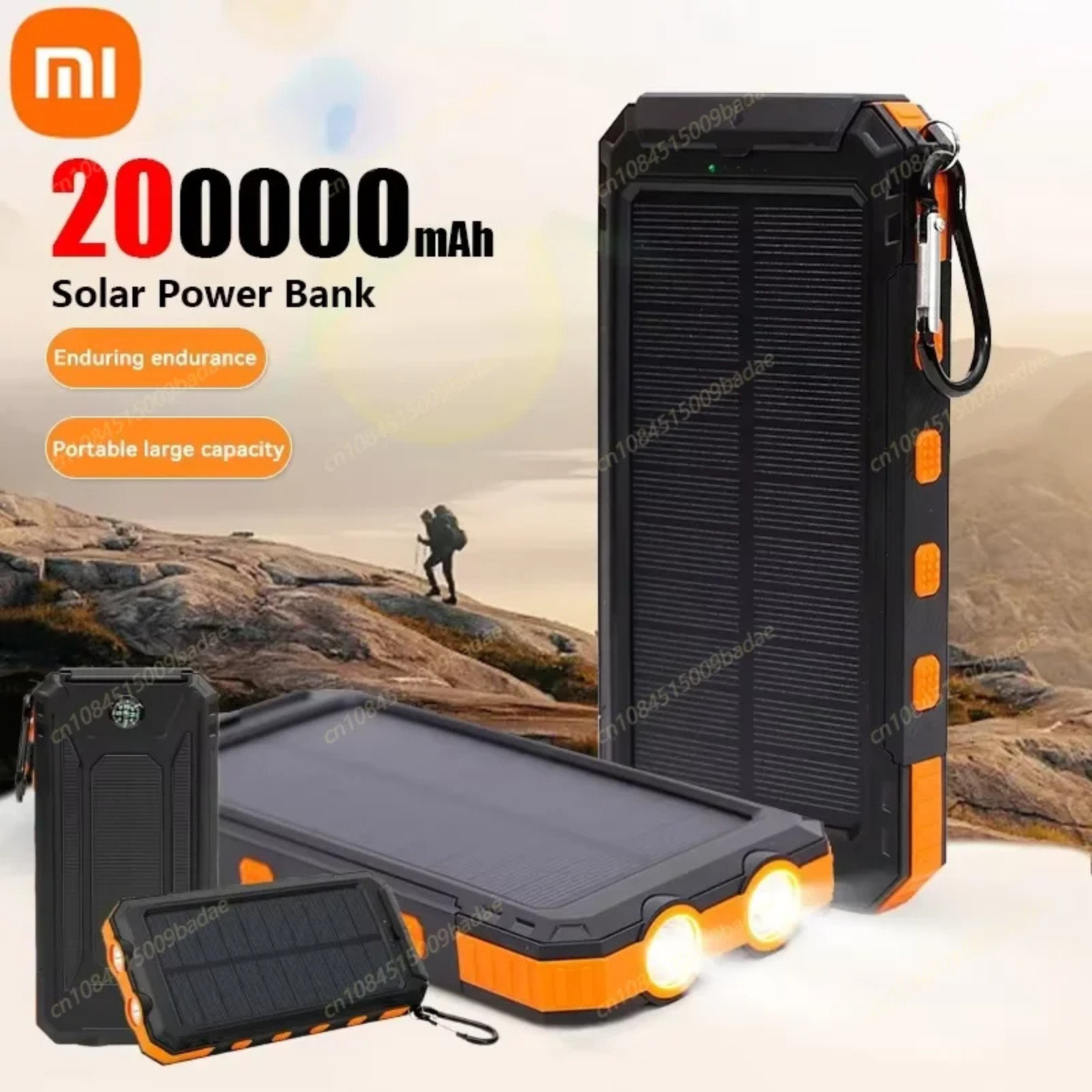 Solar Power Bank Battery Charger | Portable Backup Pack for Mobile & USB Devices
