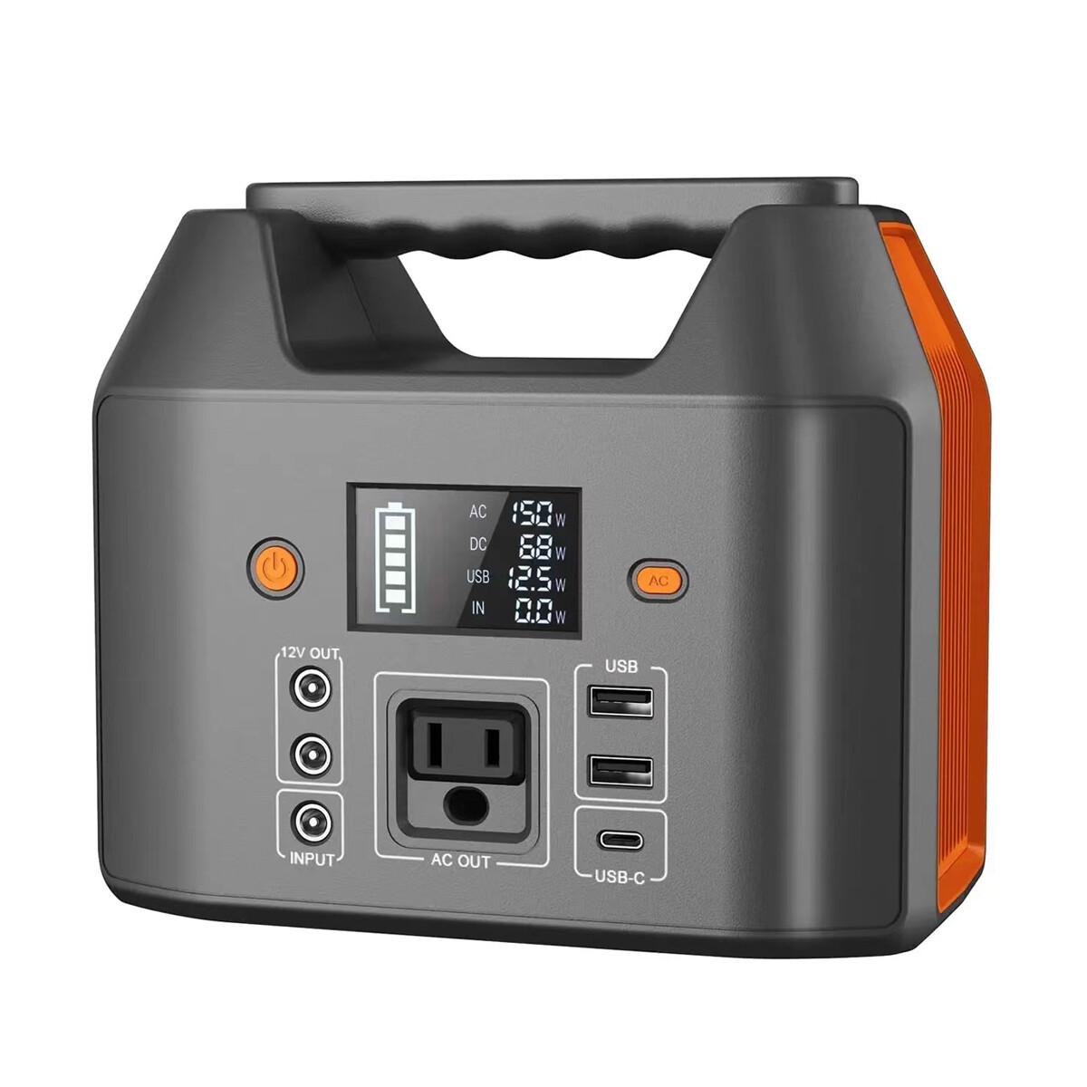 150W AC Portable Power Station Battery Charger Camping Road Trip Solar Generator