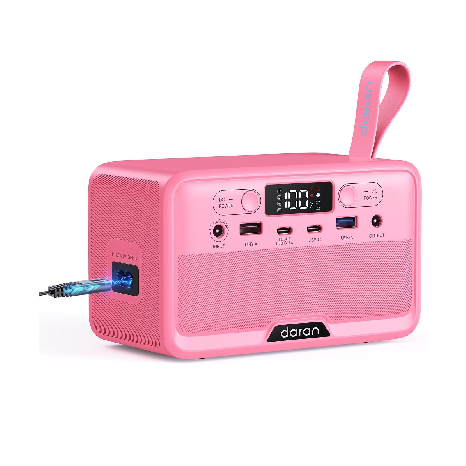 Portable Power Station 28,000mAh LiFePO4 Battery 100W(200W Peak) Solar Power …