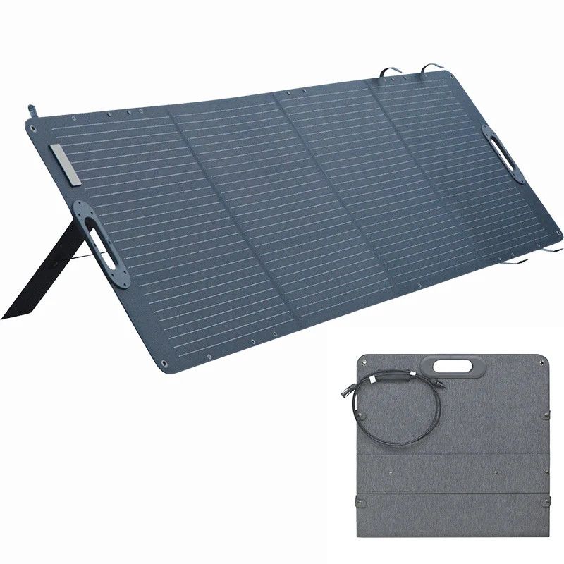 100/200W Solar Panel For Camping ETFE Flexible Foldable Solar Generator Portable