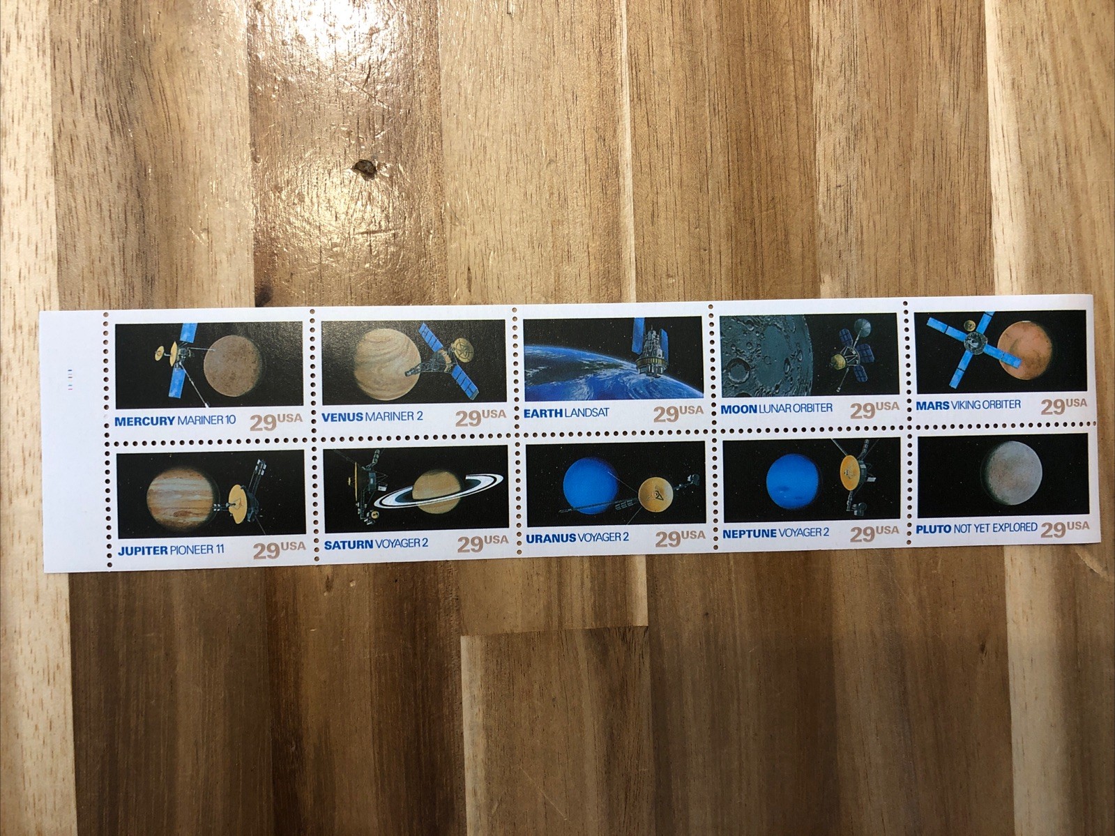 2577a 29c Solar System, Booklet Pane of 10 US Stamps, MNH