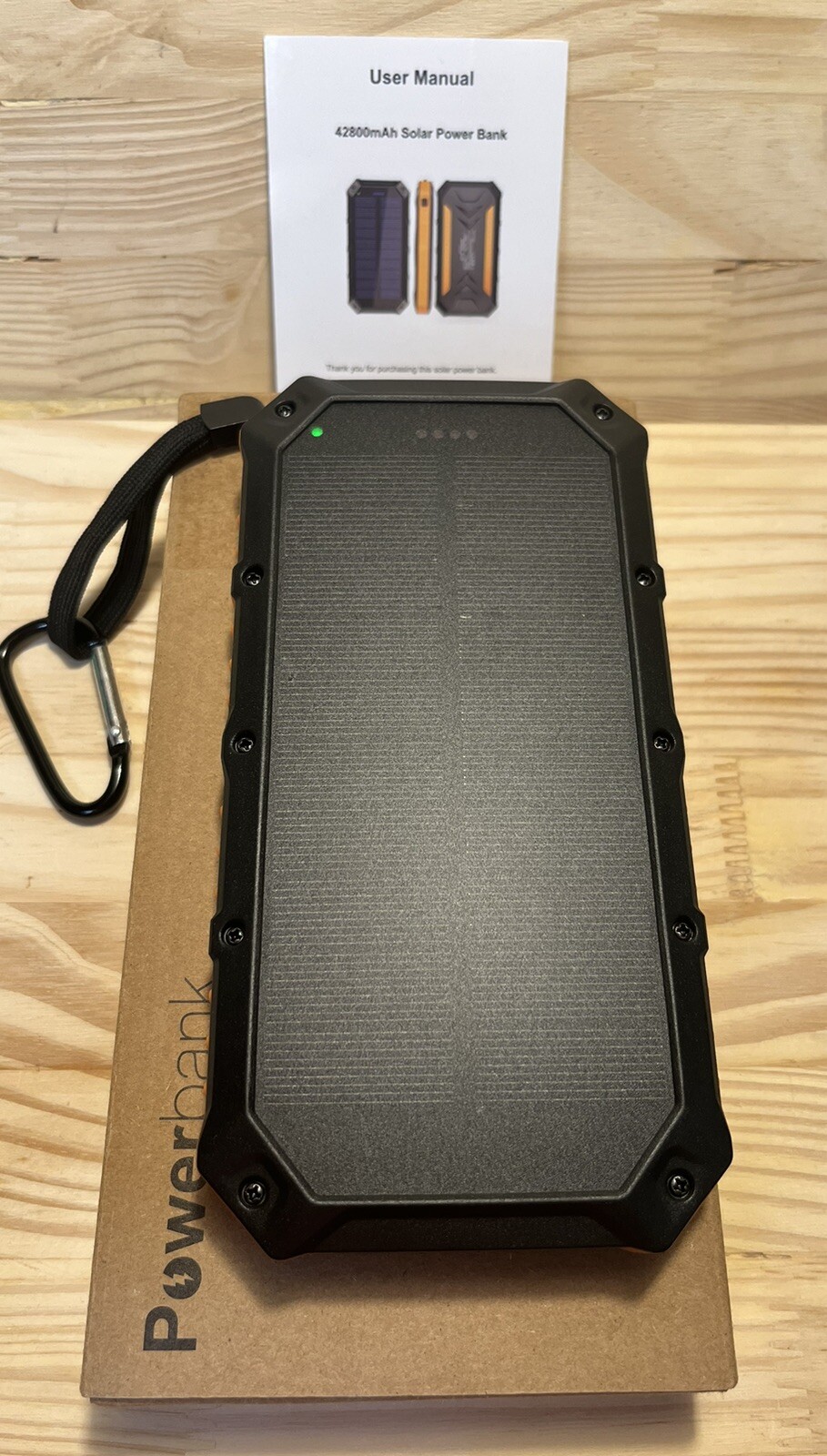 Solar Power Bank 42800mAh