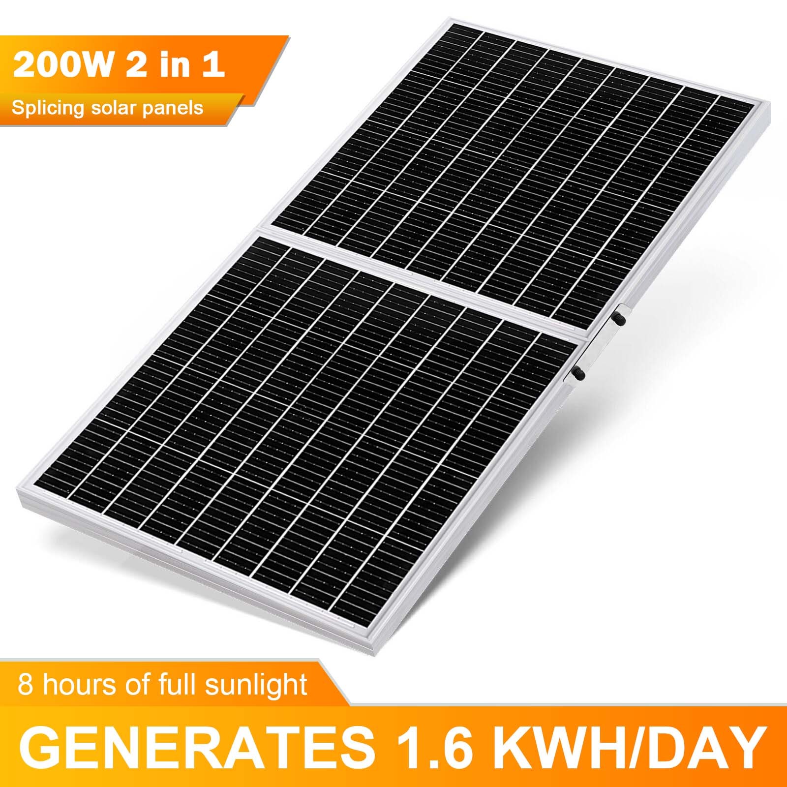 200W Mono Solar Panel Solar Panel 12V Camping RV Home Boat Off Grid PV Panel
