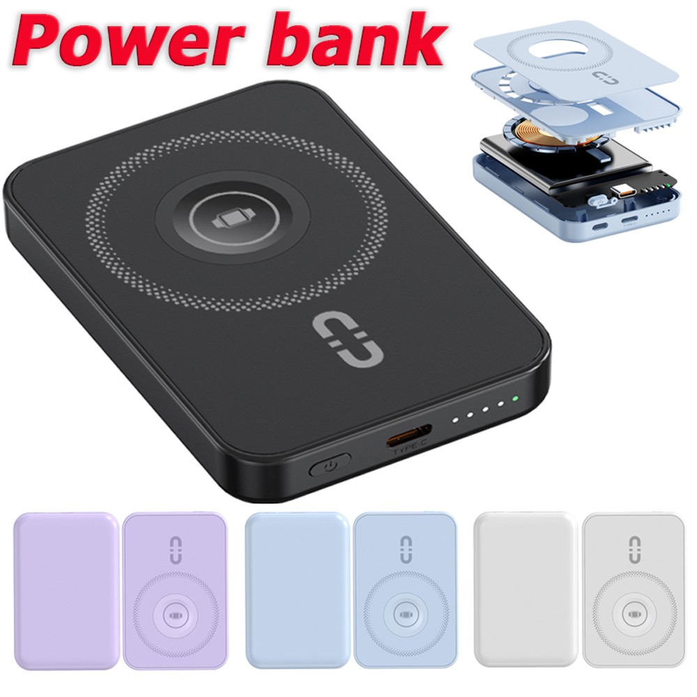 New 10000mAh Magnetic Wireless Power Bank Portable External Battery Fast Charger