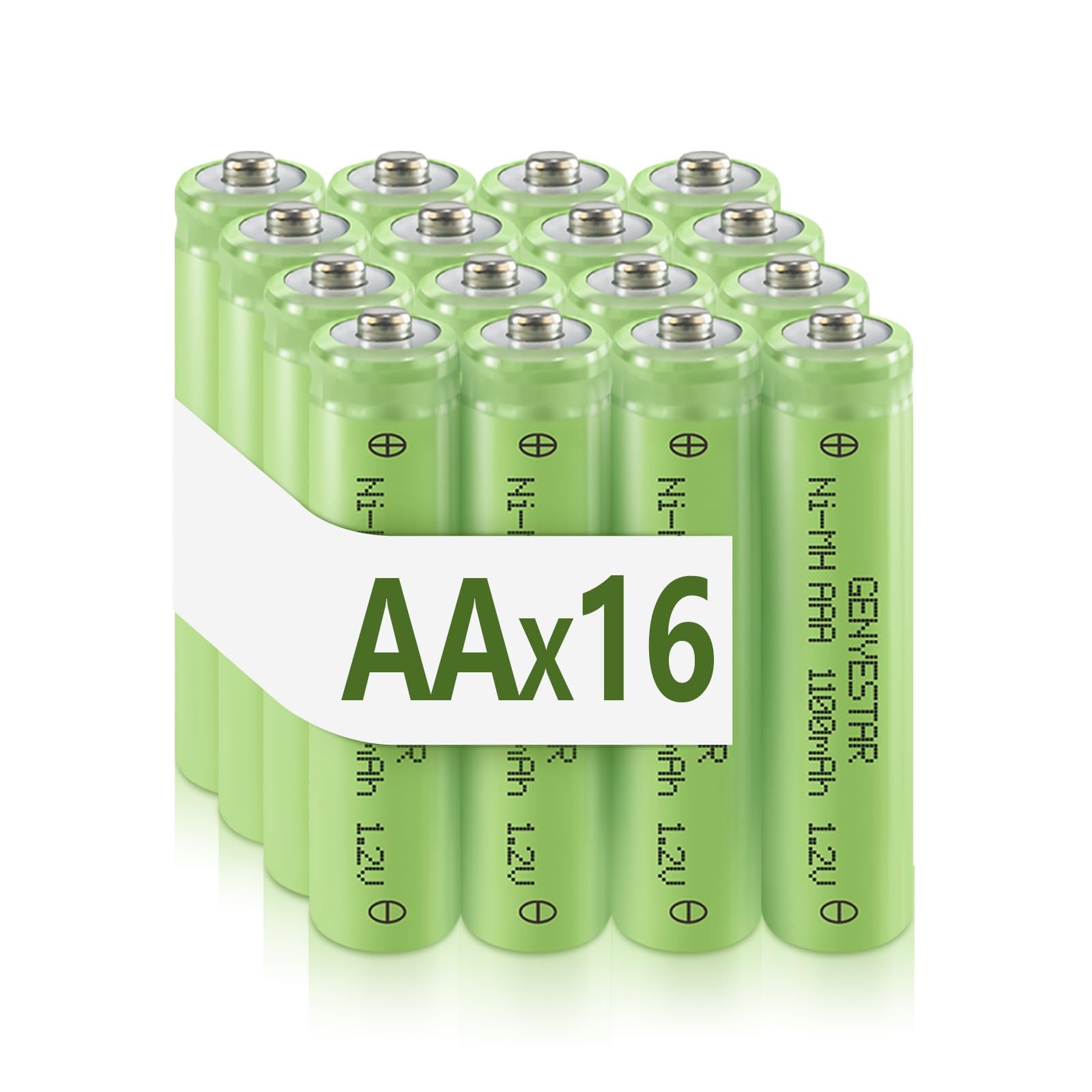 AAA Rechargeable Batteries 1100mAh High Capacity Performance 1.2V, Per Charge…