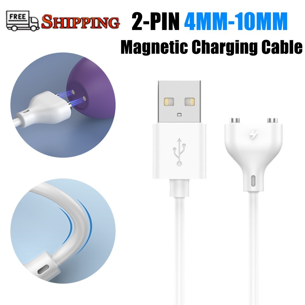 2Pin 5-10MM Magnetic USB Power Supply Charger Cable For Adult Toys Smart Watch