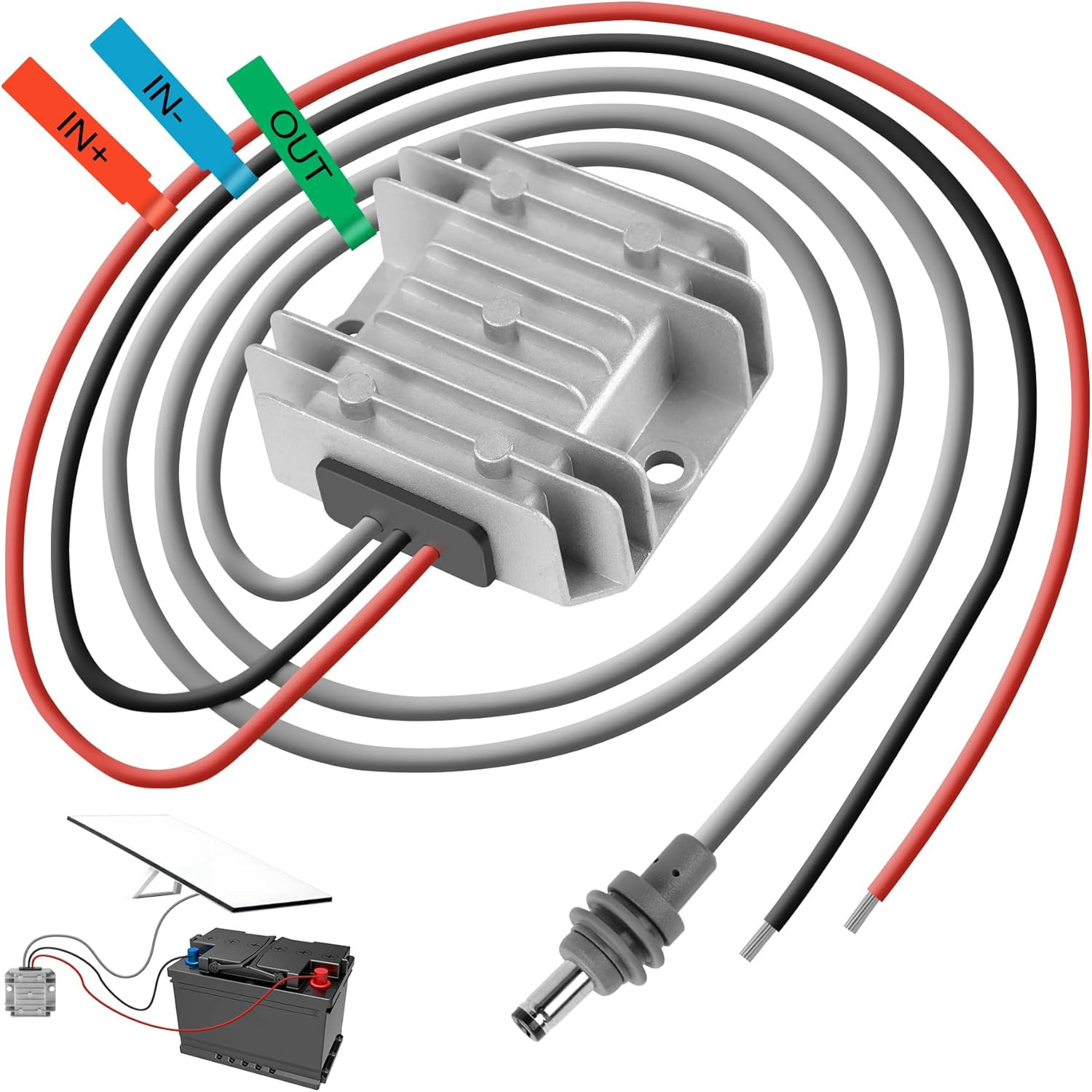 Starlink Mini 12V Adapter 12V/24V to 30V 3.5A, Waterproof DC Step Up Converter w