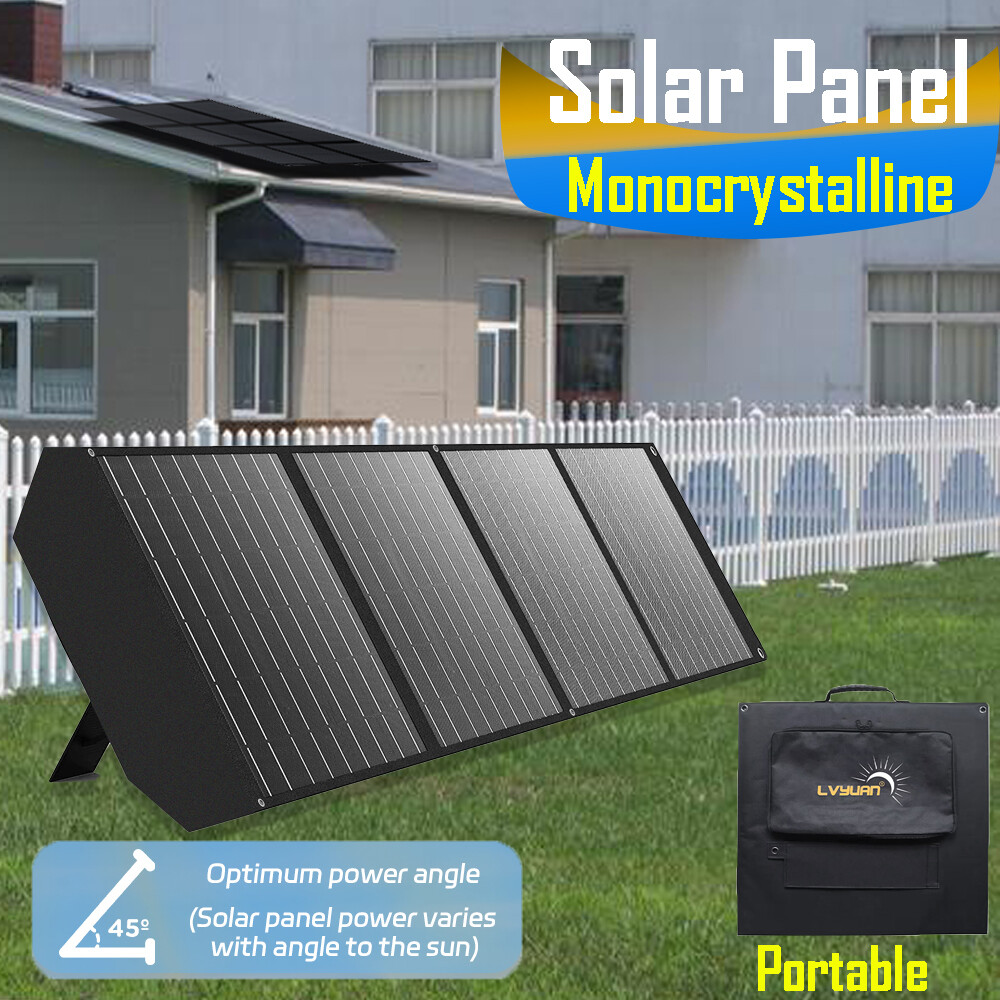Solar Panel 400W 300W 200W 120W ETFE Foldable Portable Monocrystalline Home RV