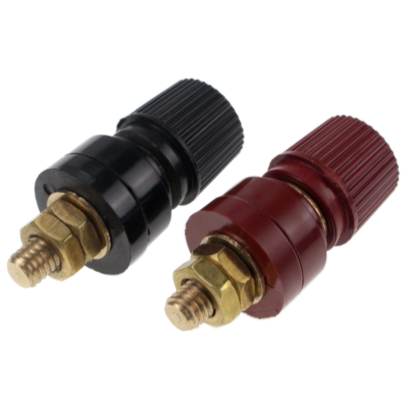 1/4″ Copper Battery Terminal Studs, M6 Power Junction Post Connectors Kit 2Pcs