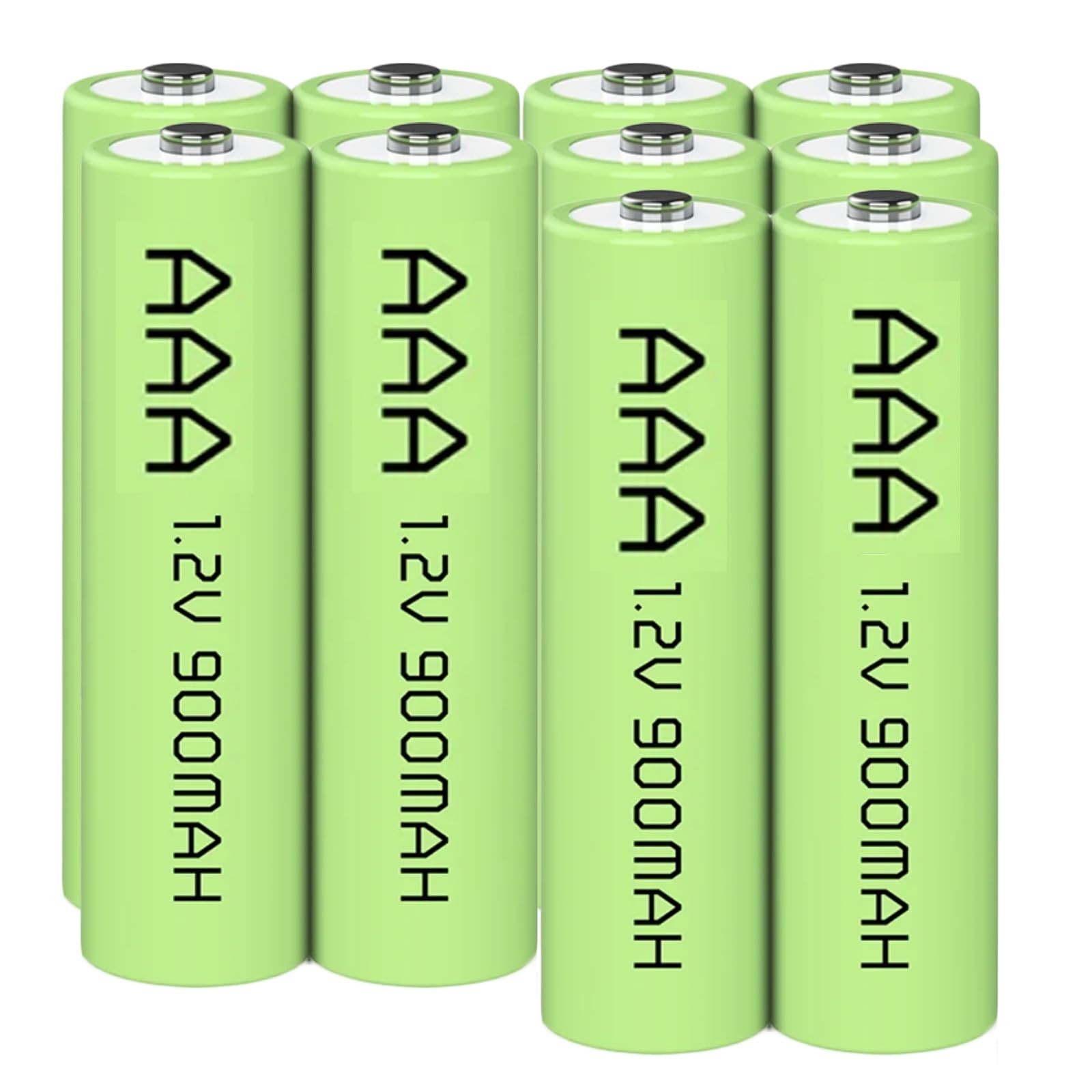 12 Packs 1.2V AAA Size 900mAh Ni-MH Rechargable Batteries Triple A Cell for S…