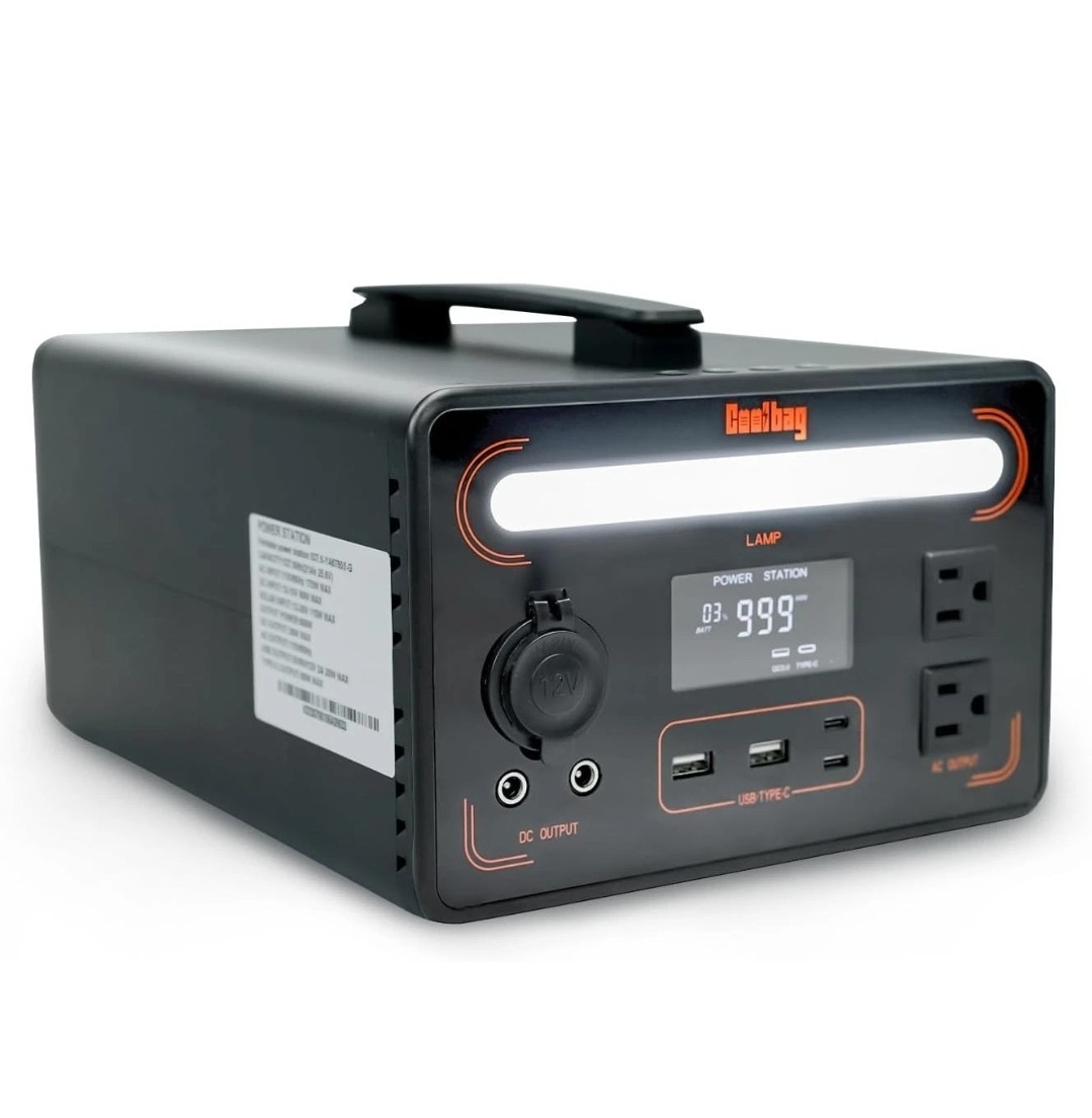 Portable Power Station 300W 268.8Wh LiFePO4 battery solar generator AC Outlet 🆕