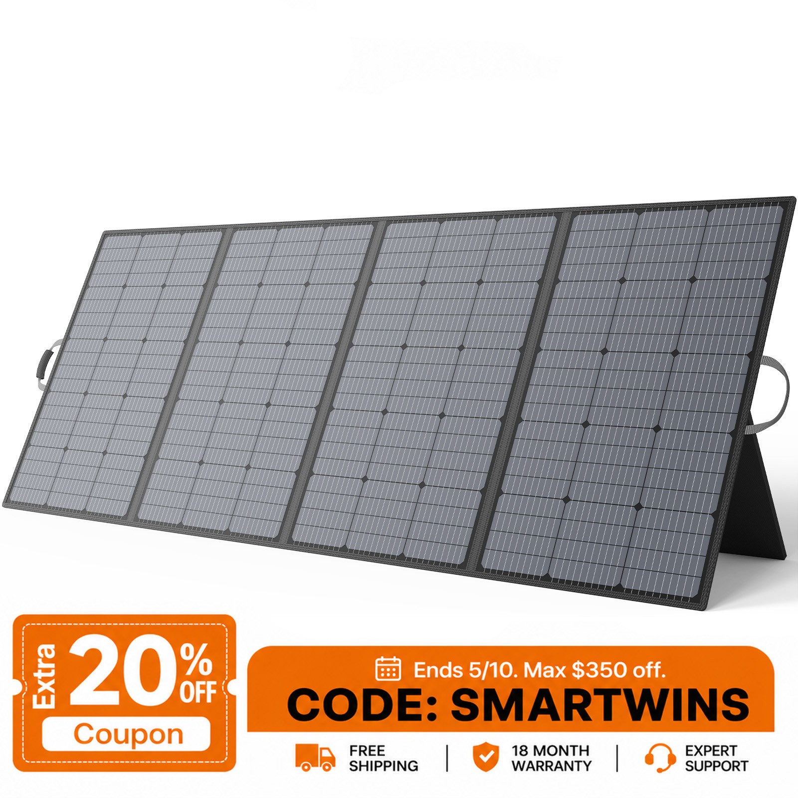 Portable Solar Panel 60W 110W 220W 400W for Ecoflow Jackery Anker Power Station
