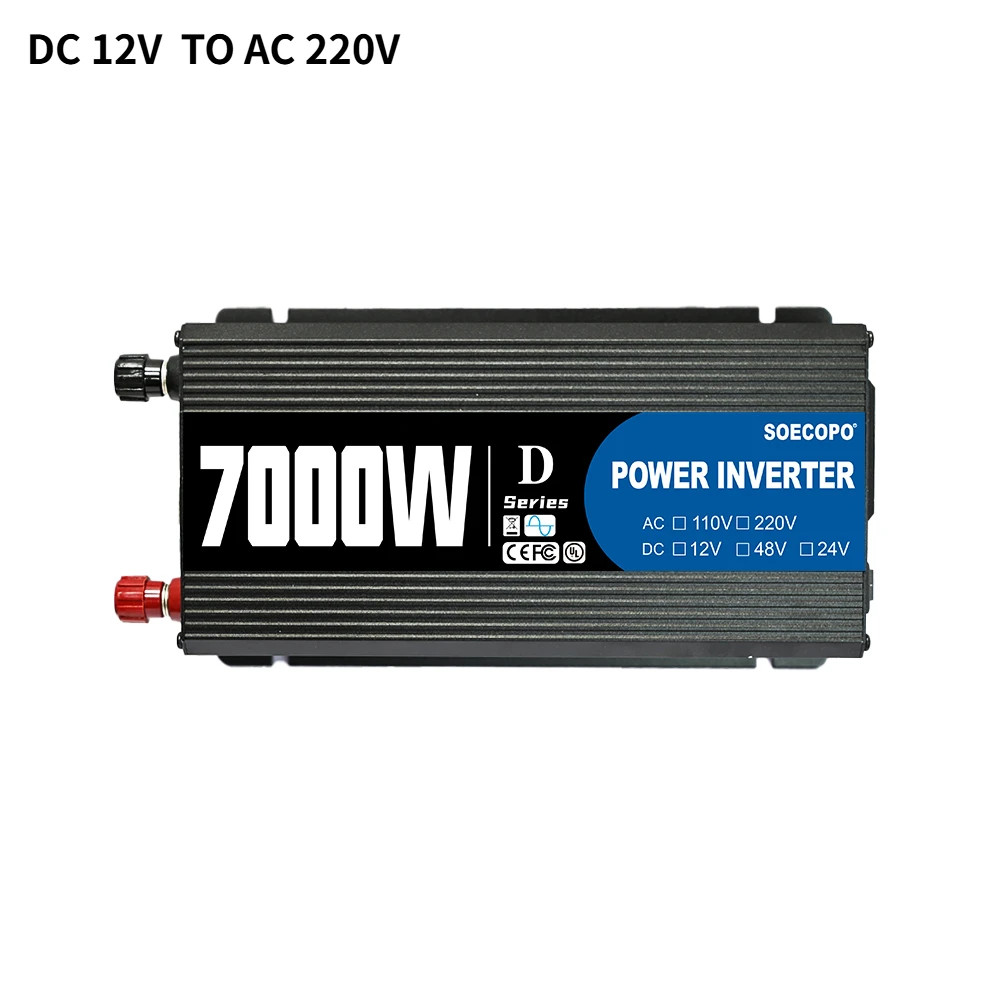 7000W Inverter Kit 12V 110V220V 300W Solar Panel 100A Controller & Battery Charg