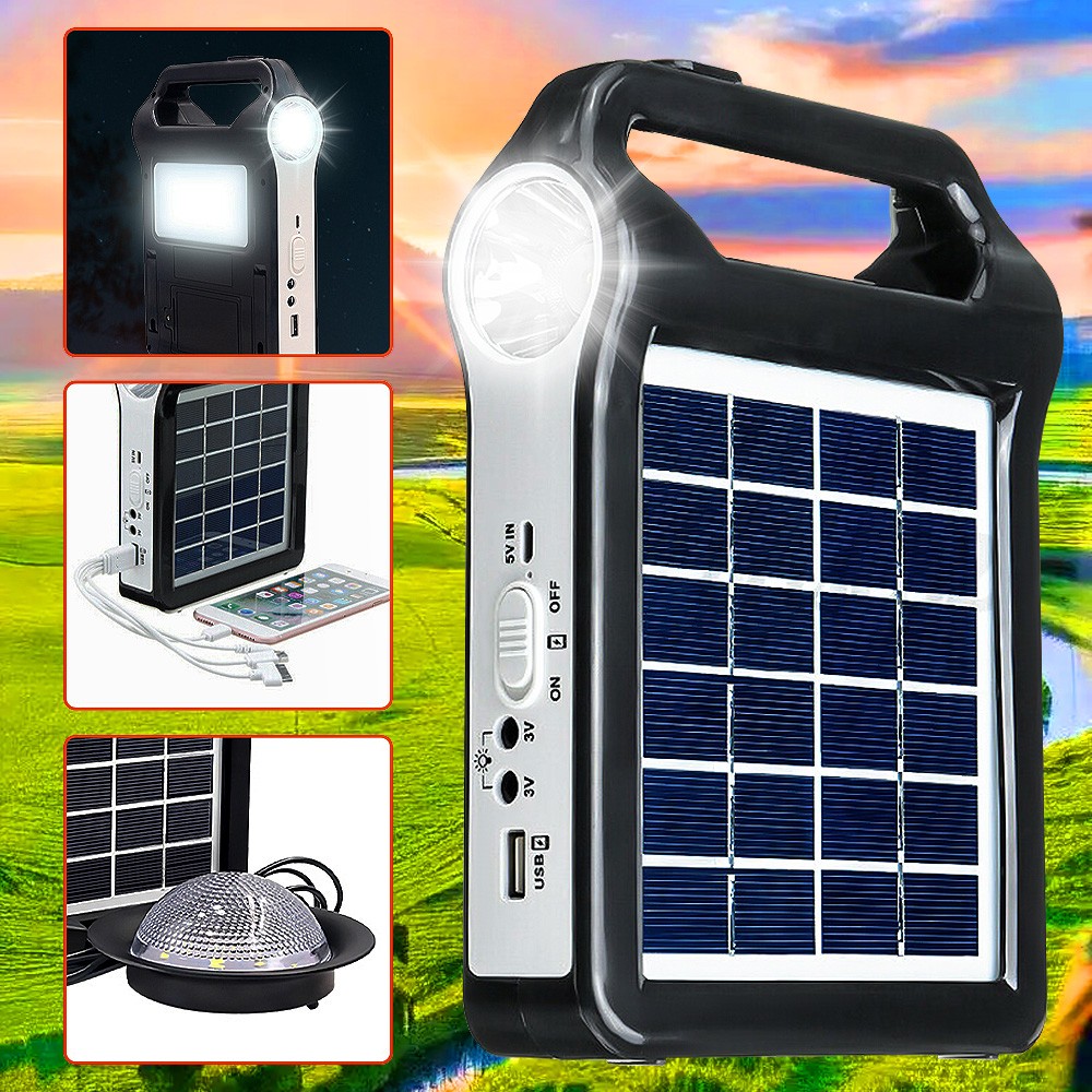 Portable Power Station Solar Generator Panel Power Bank Outlet Camping Emergency