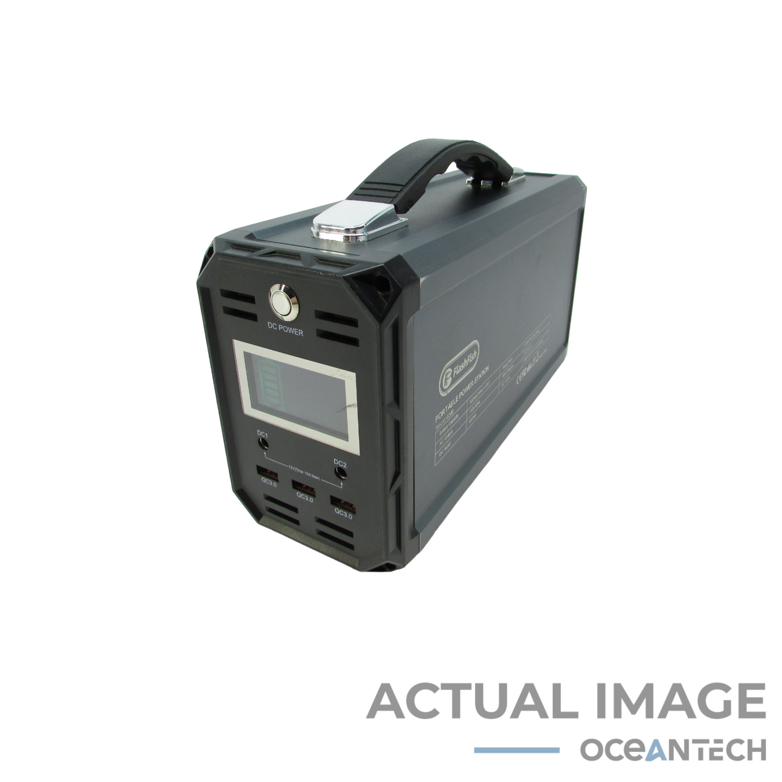 FlashFish G300 Portable Power Station 300W Solar Generator Li-ion 222Wh for Camp
