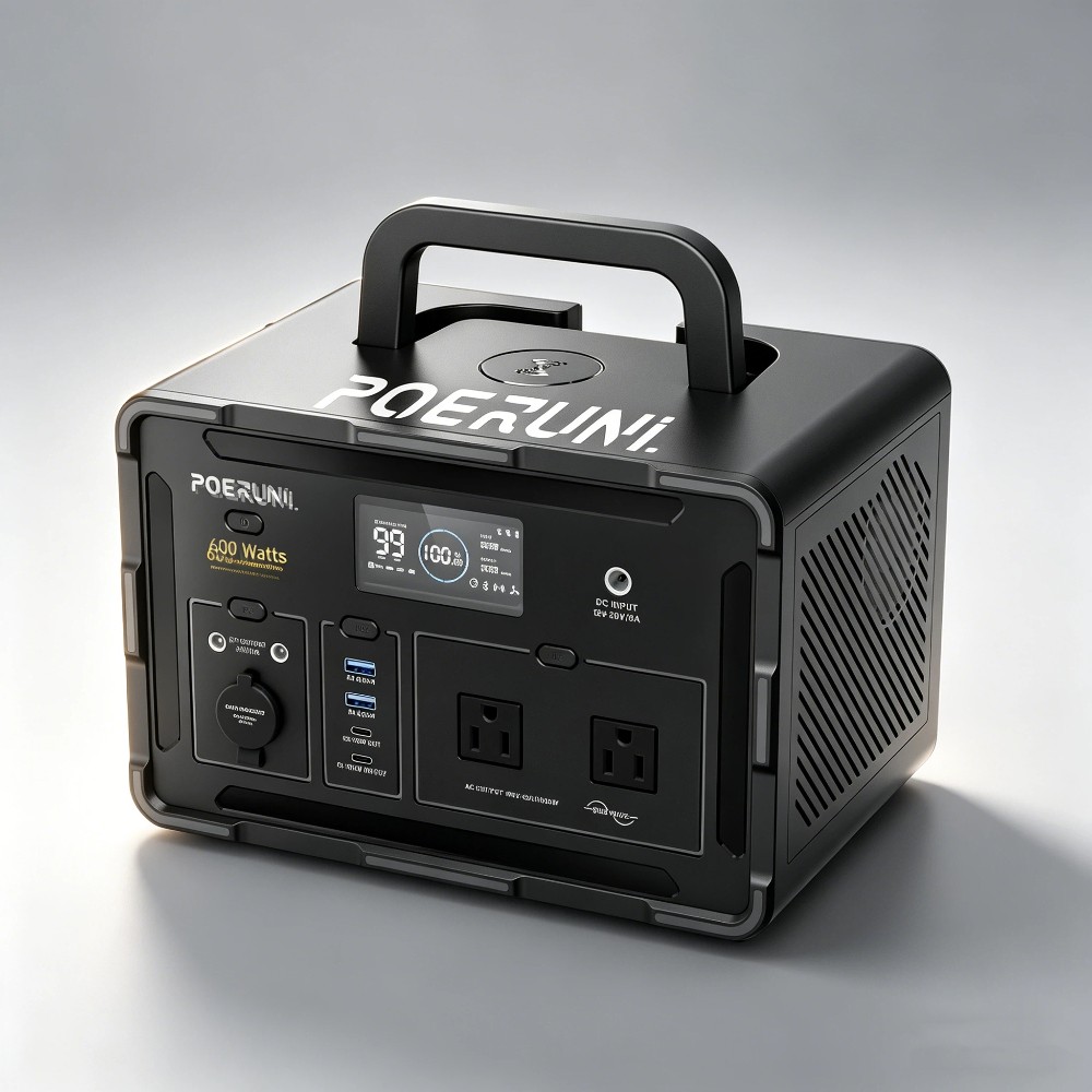 NEW 519Wh 600W Power Station Portable Solar Generator RV Backup Battery Camping