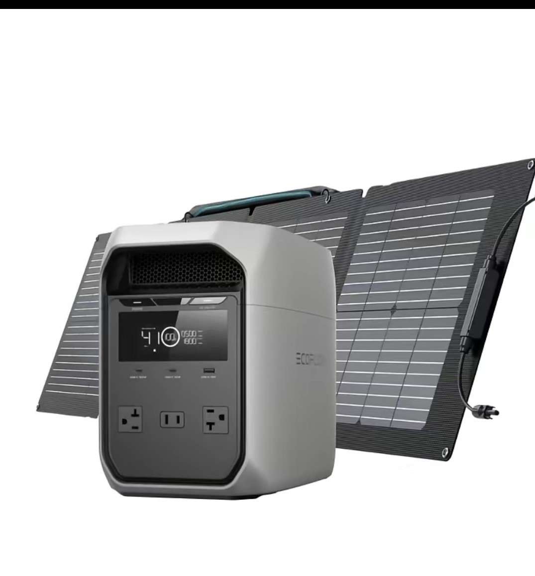 EcoFlow 1024Wh DELTA 3 Classic Portable Power Station with 220W Solar Panel