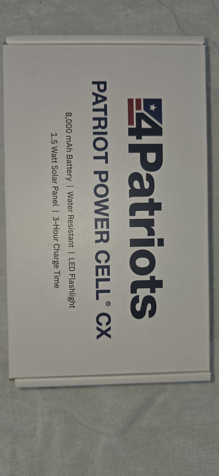 4Patriots Patriot Power Cell CX: Rechargeable External Battery with 3 USB Ports