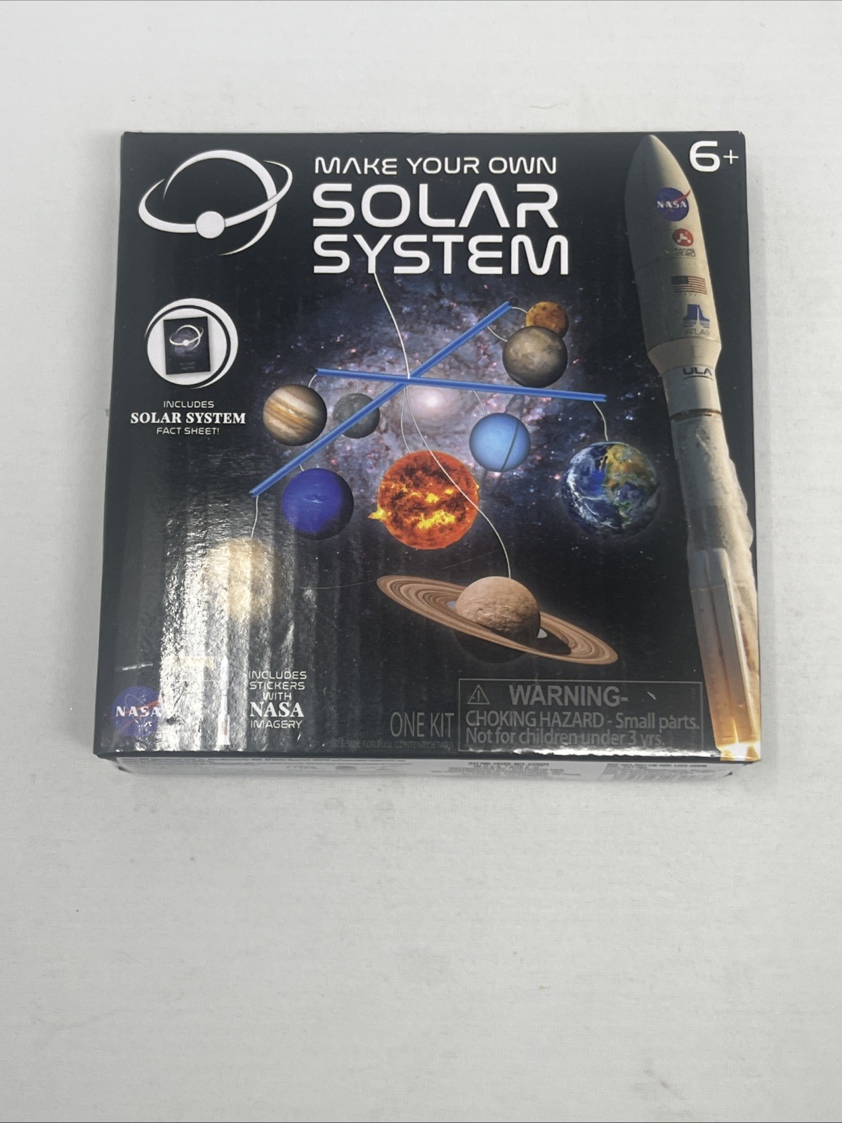 MAKE YOUR OWN SOLAR SYSTEM KIT + NASA IMAGERY STICKERS + SOLAR SYSTEM FACT SHEET